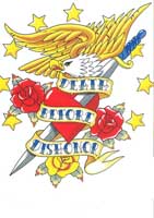 TRANSFER DEATH BEFORE DISHONOR TATTOO