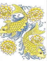 TRANSFER KOI TATTOO