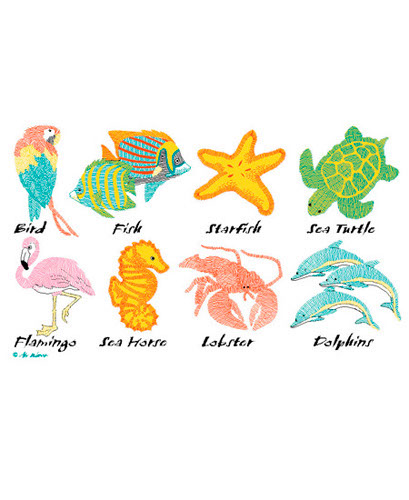 TRANSFER DOUBLE ROW ANIMALS