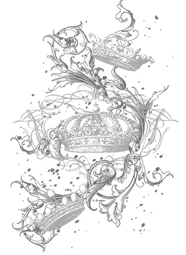 TRANSFER CROWNS FILIGREE