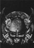 TRANSFER VIKING SKULL