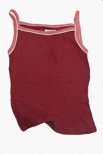 TOP DONNA SPALLINE BICOL.BORDO-CIPOL