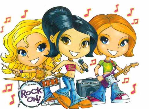TRANSFER ROCK ON! GIRLS BAND