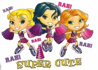 TRANSFER SUPER CUTE CHEER GIRLS