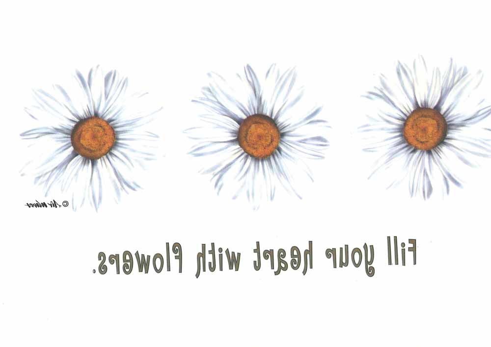 TRANSFER FILL YOUR HEART W/FLOWERS