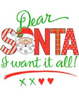 TRANSFER DEAR SANTA, I WANT IT ALL