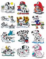 TRANSFER MULTI DALMATIONS 12UP