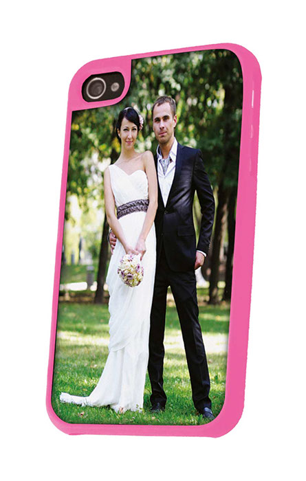 Cover CL Stack Plastica Iphone 4/4S Rosa (no ins)