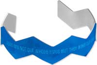 Bracc. All. UN-Chevron-Bi Lucido 165,5x18,8 mm