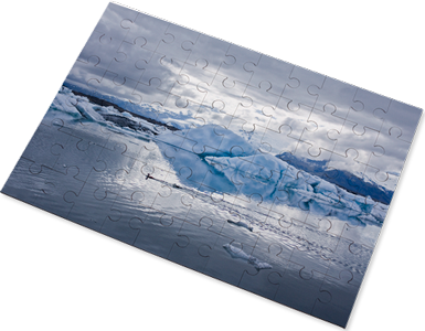 Puzzle in HDF Bianco Lucido - 60 pz. Rettangolare
