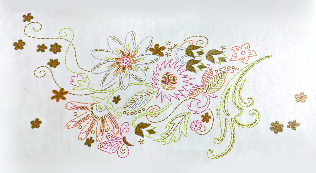TRANSFER SPRING DAISIES