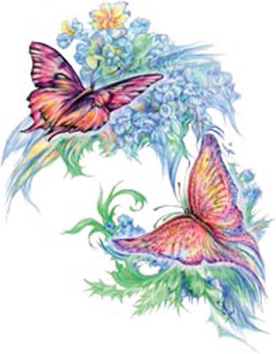 TWO BUTTERFLIES