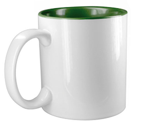 Tazza in ceramica colorata all'interno 11OZ