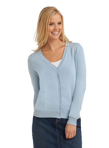 CARDIGAN CON COLLO A V DONNA