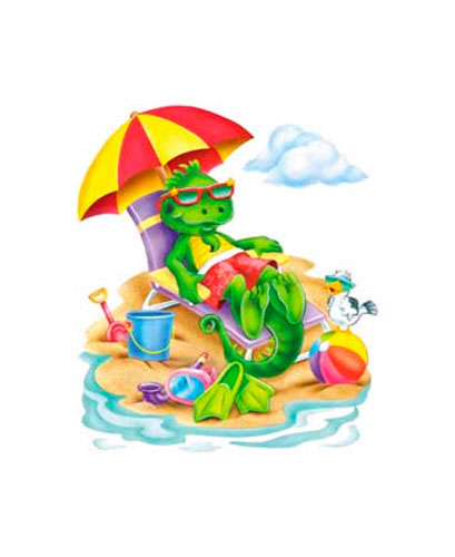 TRANSFER RELAXING IGUANA