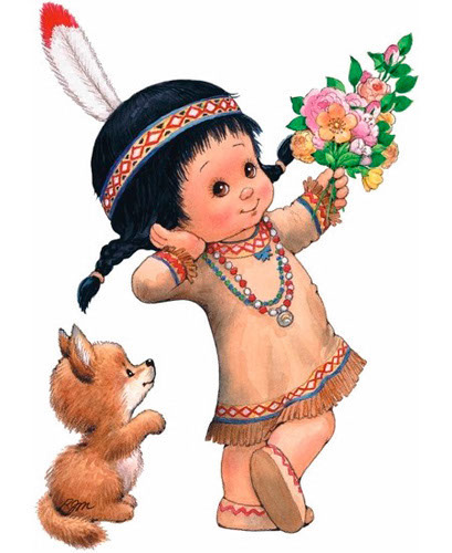 TRANSFER NATIVE AMERICAN GIRL/PUP