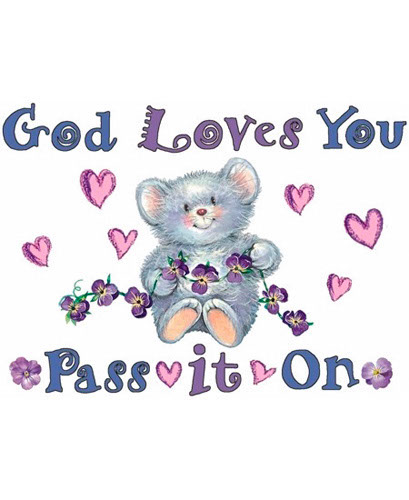 TRANSFER GOD LOVES YOU PASS IT ON