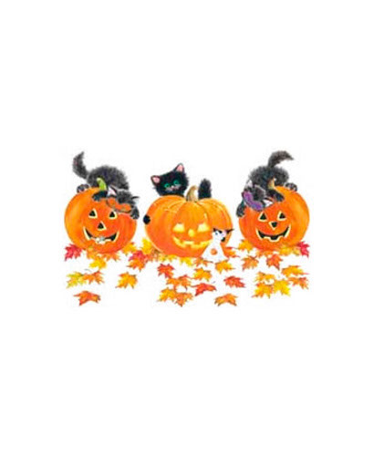 TRANSFER THREE IN A ROW PUMPKINS