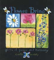 TRANSFER FLOWERS BRING PEACE-.