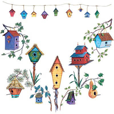 TRANSFER BIRDHOUSES