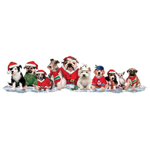 TRANSFER DOGGIE SANTA PAWS