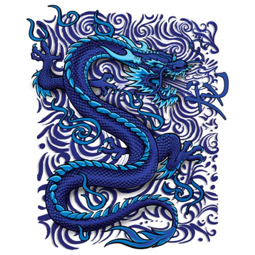 TRANSFER BLUE DRAGON