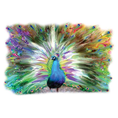 TRANSFER SHIMMER PEACOCK
