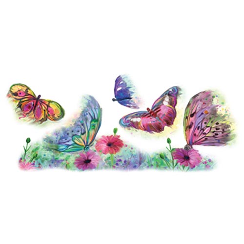 TRANSFER SHIMMER BUTTERFLY STRIP