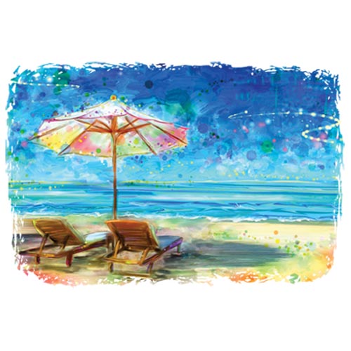 TRANSFER SHIMMER BEACH CHAIRS