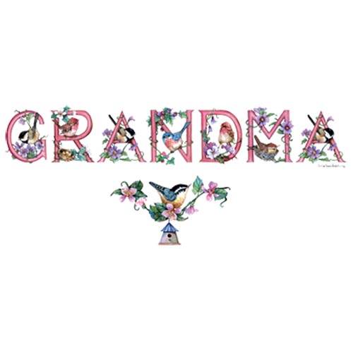 TRANSFER GRANDMA - BIRDS