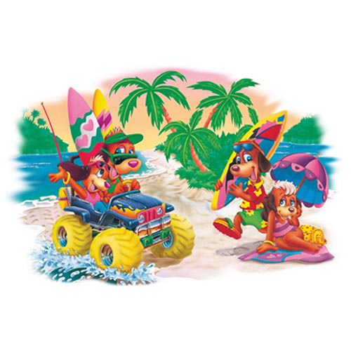 TRANSFER WHEELIN' SURF