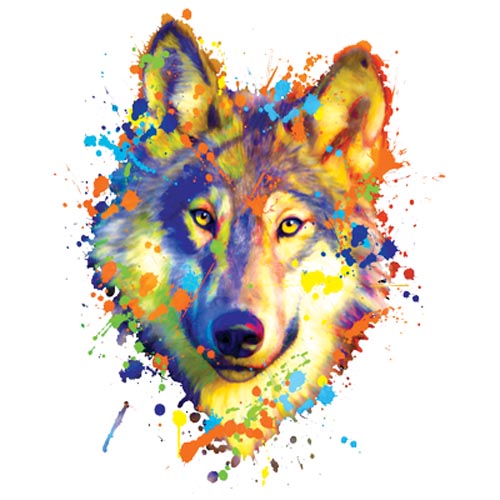 TRANSFER NEON WOLF
