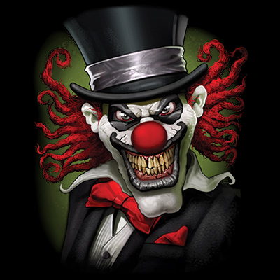 TRANSFER CRAZY CLOWN II (DARKS ONLY)