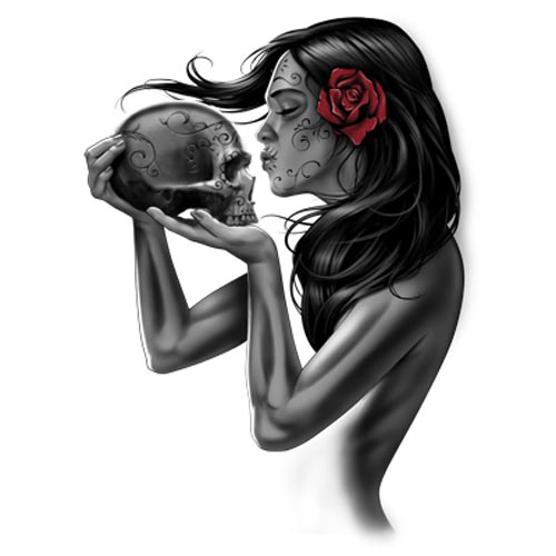 TRANSFER DAY OF DEAD KISS (DARKS ONLY)