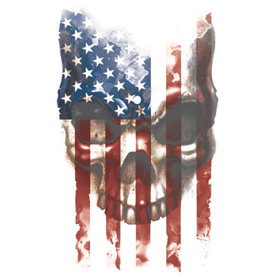 TRANSFER FLAG SKULL