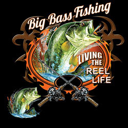 TRANSFER BIG BASS FISHING W/CREST