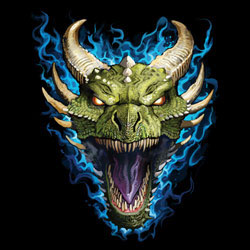 TRANSFER DRAGON HEAD