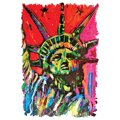 TRANSFER STATUE OF LIBERTY PAINTING