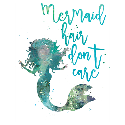 TRANSFER MERMAID HAIR