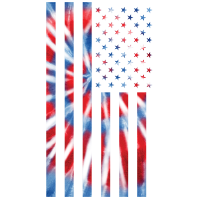 TRANSFER TIE DYE FLAG