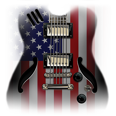 TRANSFER FLAG GUITAR