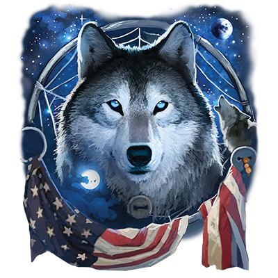 TRANSFER WOLF DREAM FLAG