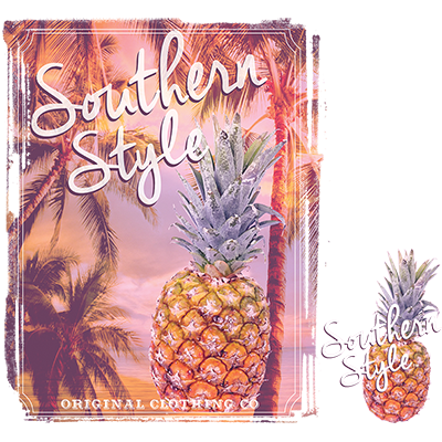 TRANSFER PINEAPPLE & PALMS