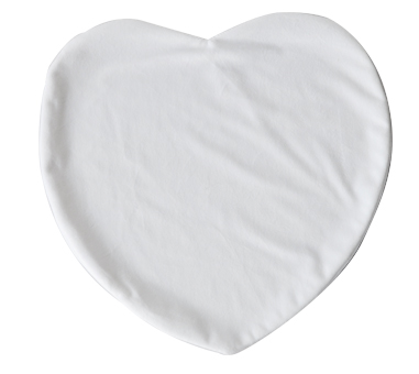Federa cuscino cuore mano pesca sublimabile 41x39