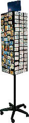 ESPOSITORE DA TERRA 4 FACCE PER MAGNETI CM 33X100