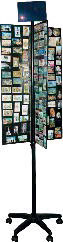 ESPOSITORE DA TERRA 8 FACCE PER MAGNETI CM 25X100