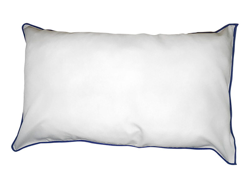 Federa rettang. bicolore poliestere/cotone 75x45