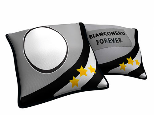 Federa "bianconero for ever" 40x40