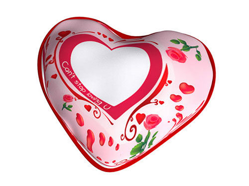 Federa cuore "can't stop loving u" 40x40