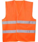 GILET HV ALTA VISIBILITA' CON PART.FLUER